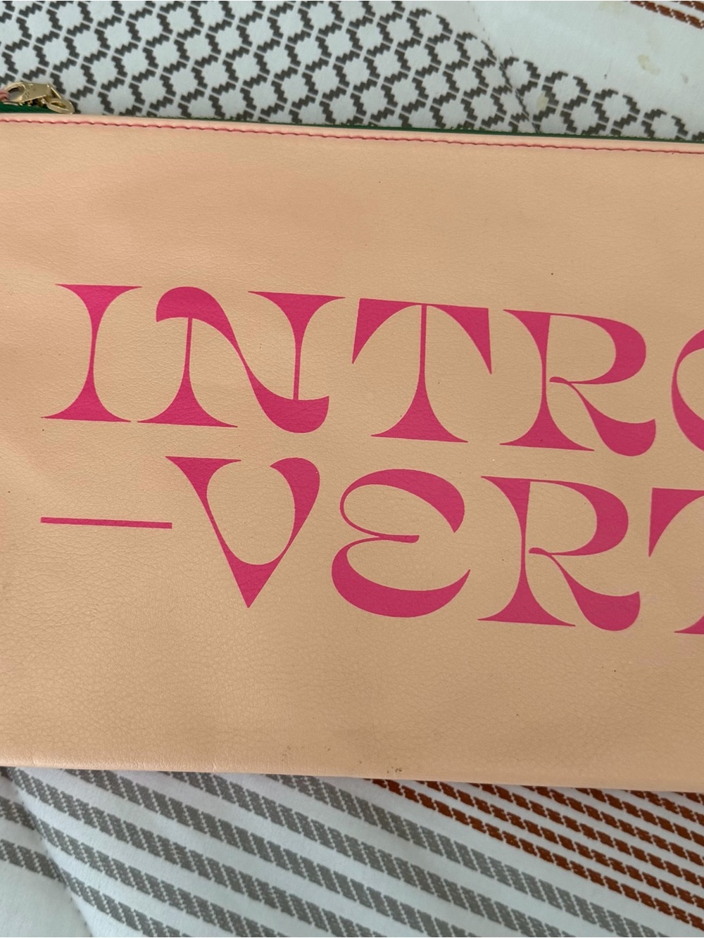 Ban.do Introvert extrovert small clutch